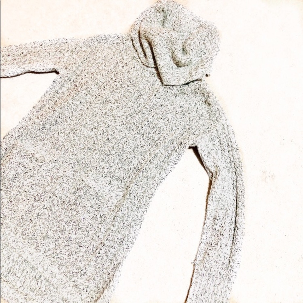Heathered Grey Sweater Dress